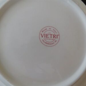 Vietri Made In Italy Pasta Bowl Pink Floral Design 13