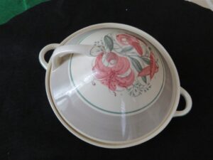 Vintage Susie Cooper Crown Works Burslem Serving Dish Casserole w/ Lid 2