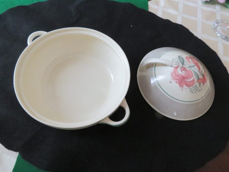 Vintage Susie Cooper Crown Works Burslem Serving Dish Casserole w/ Lid 3