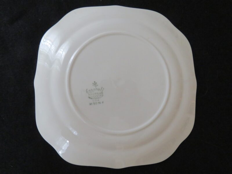 Homer Laughlin Eggshell Nautilus Rhythm Rose 2 Square salad plate 2