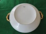 Haviland France White Porcelain China & Gold Trimmed Covered Vegetable Bowl 5