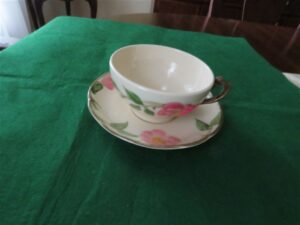 Cup & Saucer by Franciscan Desert Rose Pattern 1