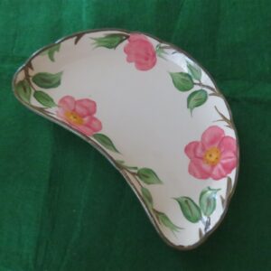 Crescent Salad Plate by Franciscan Desert Rose Pattern 1