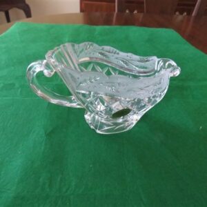 Gorham Holiday Traditions Crystal Sugar and Creamer 4