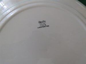 Dinner Plate Spode Christmas Tree 2