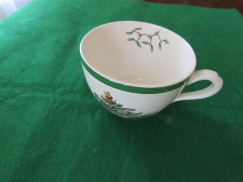 Flat Cup Set of 3 cups Christmas tree pattern 13