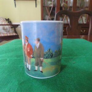 Links Series Mug Eschenbach Porcelain Germany for the Guy Buffet Collection  "A Perfect Putt". 4
