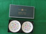 Pair of boxed Vintage Coasters Haddon Hall Pattern. 2