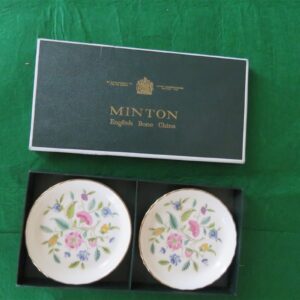 Pair of boxed Vintage Coasters Haddon Hall Pattern. 2