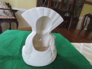 Buddha Statue Flower Vase White Ceramic 2