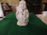 Flower Vase Buddha Statue White Ceramic 1