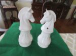 Horse Head Flower Vase White Ceramic 1