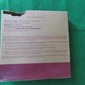 Duz Detergent Golden Wheat Saucer. This is very rare. 2