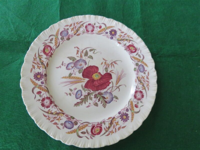 Salad Plate Wedgwood Corn Flower. Etruria & Barlaston. 1