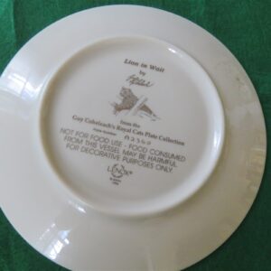 Lenox Collector Plate 1994 Lion in Wait by Guy Coheleach Royal Cats Plate Collection 2