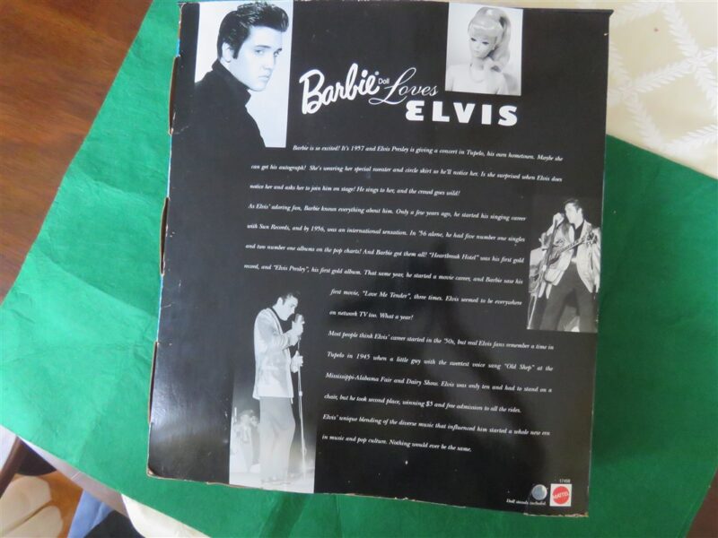 Barbie Loves Elvis Collector Edition By Mattel “Elvis Live on Stage” 1996 4