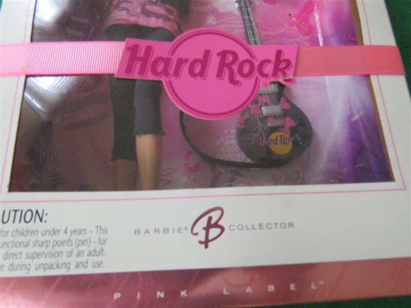 2006 Hard Rock Cafe Barbie Doll Pink label Barbie. 2