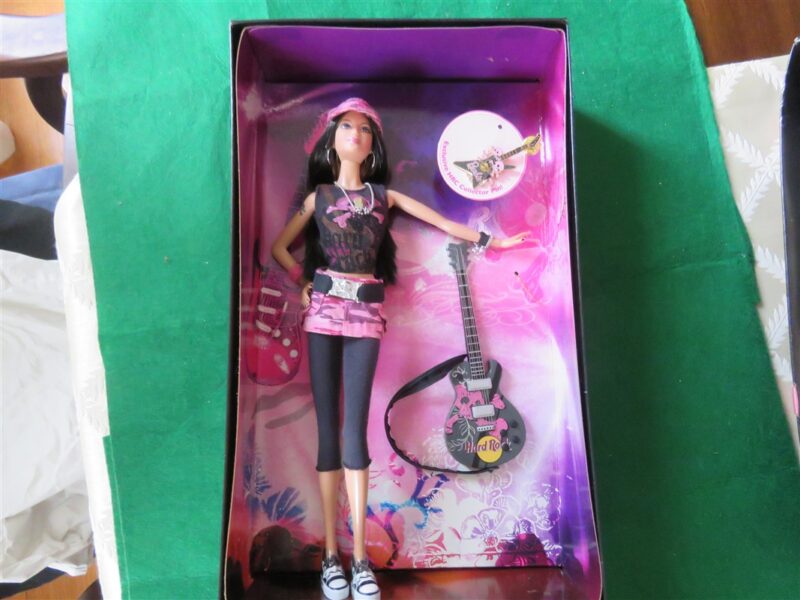 2006 Hard Rock Cafe Barbie Doll Pink label Barbie. 4