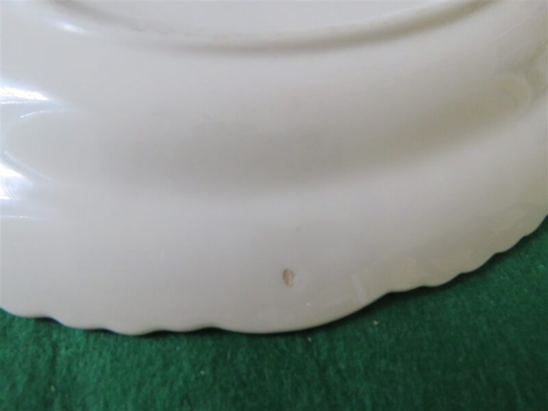 Vintage Pope Gosser Steubenville Rose Point Serving Platter. 5