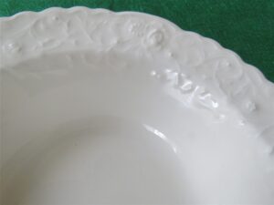 Vintage Pope Gosser Steubenville Rose Point Round Vegetable bowl. 2