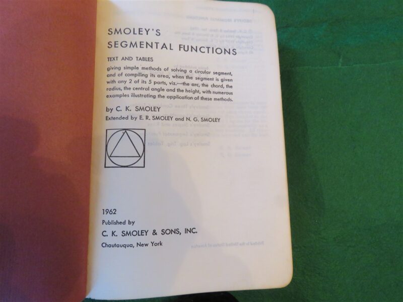 Smoley’s Segmental Functions – Text & Tables 4