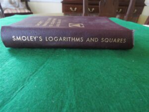 Smoley’s Parallel Tables of Logarithms and Squares 2