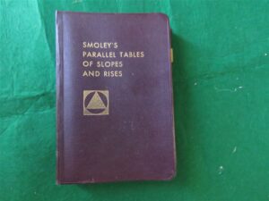 Smoley’s Parallel Tables of Slopes and Rises 1