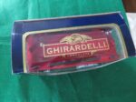 Ghirardelli Chocolate Cable Car Model, Wood with Brass Trim, 8