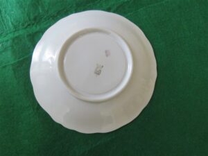 Vintage Wawel Saucer - Embossed - Gold Accent - 2