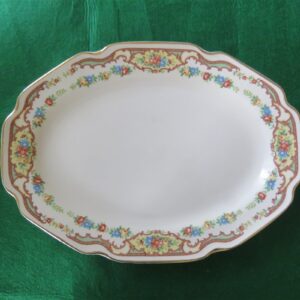  Mount Clemens Pottery Platter Mildred floral pattern, 1