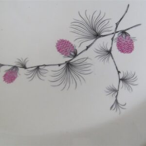 Platter Canonsburg Pottery Sky Line Wild Clover 2