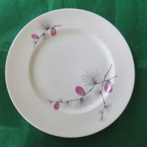 Large Dinner Plate Canonsburg Pottery Sky Line Wild Clover 1