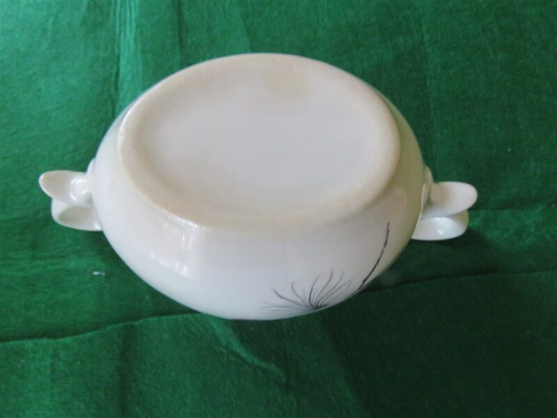 Sugar Bowl Canonsburg Pottery Sky Line Wild Clover 3