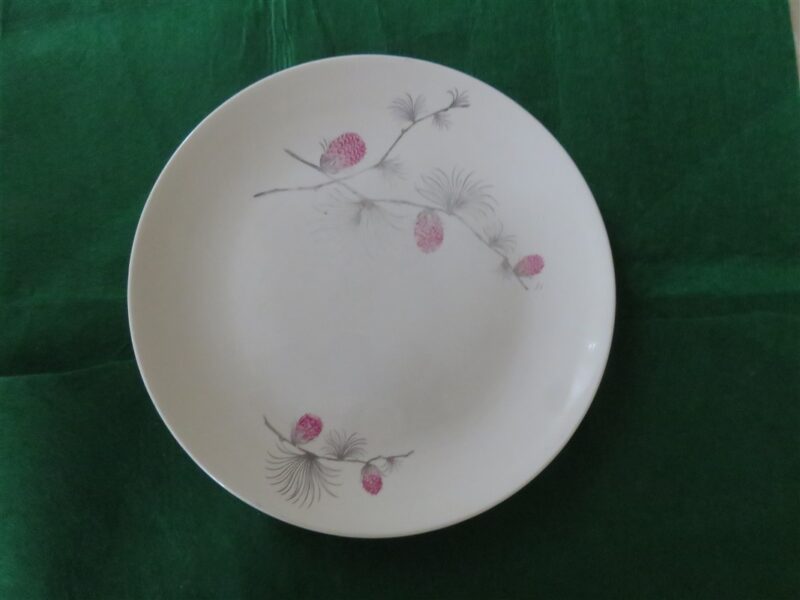 Dinner Plate Canonsburg Pottery Sky Line Wild Clover 1