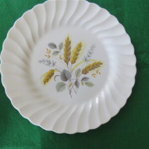 Myott Staffordshire Ironstone Dinner Plate. Wheat pattern. 1