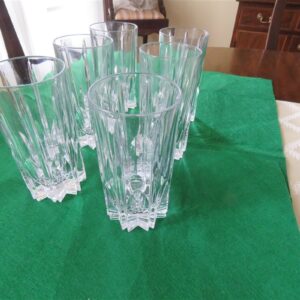 Highball Glasses. Set of 6 glasses. Leaded glass. 7