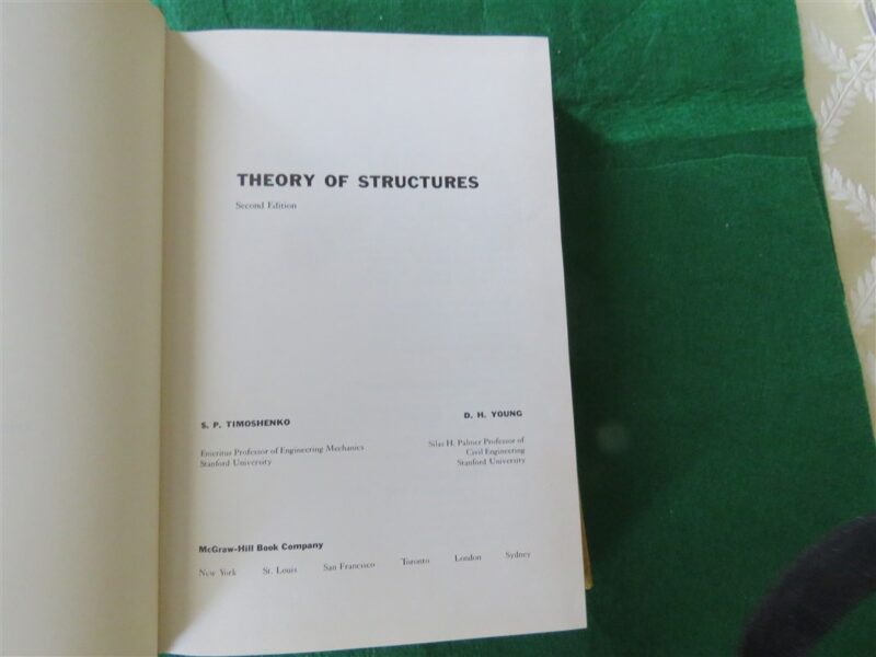 Theory of Structures  2nd Edition by Stephen P. Timoshenko & D. H. Young 4