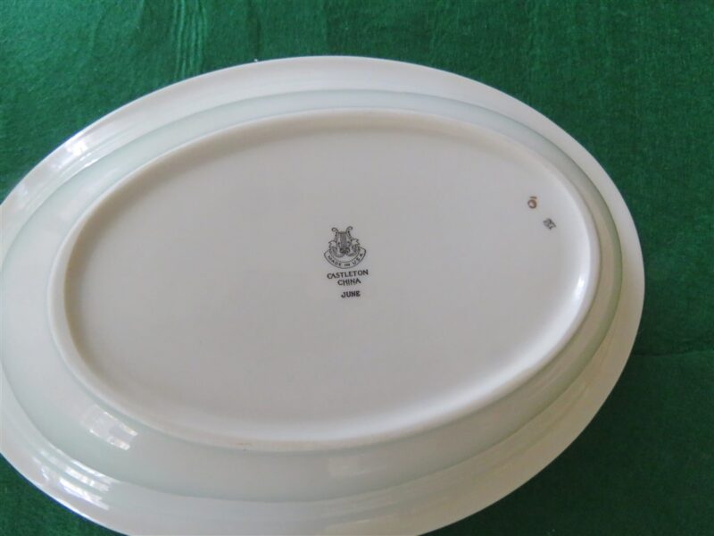 Oval Serving Bowl Vegetable Bowl Castleton China June pattern. 4