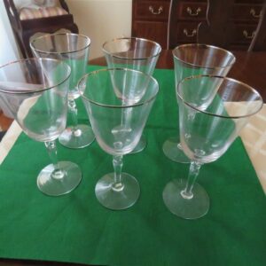 Water Goblet Fostoria Reception pattern 18