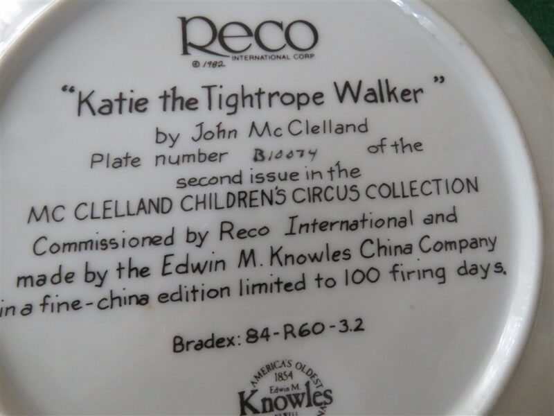 Reco “Katie the Tightrope Walker” by John McClelland Knowles China Co 3