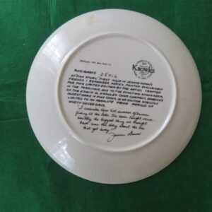 Knowles Collector Plate “Fish Story” by Jeanne Down 2