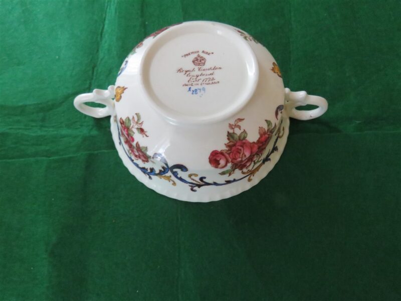 Cream Soup cup by Royal Cauldon. Premier Rose. 3