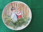 Collector Plate “Be My Friend” First issue in series “My Memories” by Mary Vickers. 1