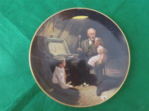 Collector Plate Grandpas’s Treasure Chest by Norman Rockwell 1