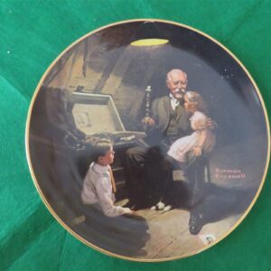 Collector Plate Grandpas’s Treasure Chest by Norman Rockwell 1