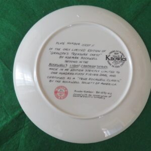 Collector Plate Grandpas’s Treasure Chest by Norman Rockwell 2