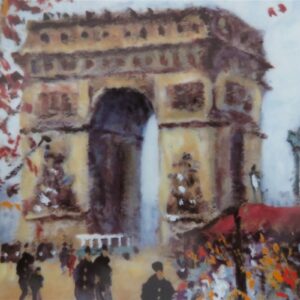 Collector Plate L’Arc de Triomphe Porcelaine de Limoges Henri d’Adarceau 2