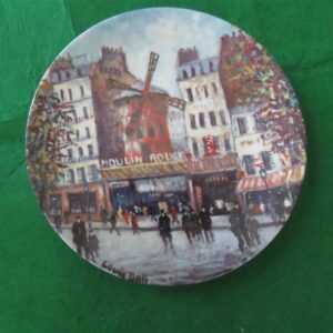 Collector Plate Le Moulin Rouge Porcelaine de Limoges 1