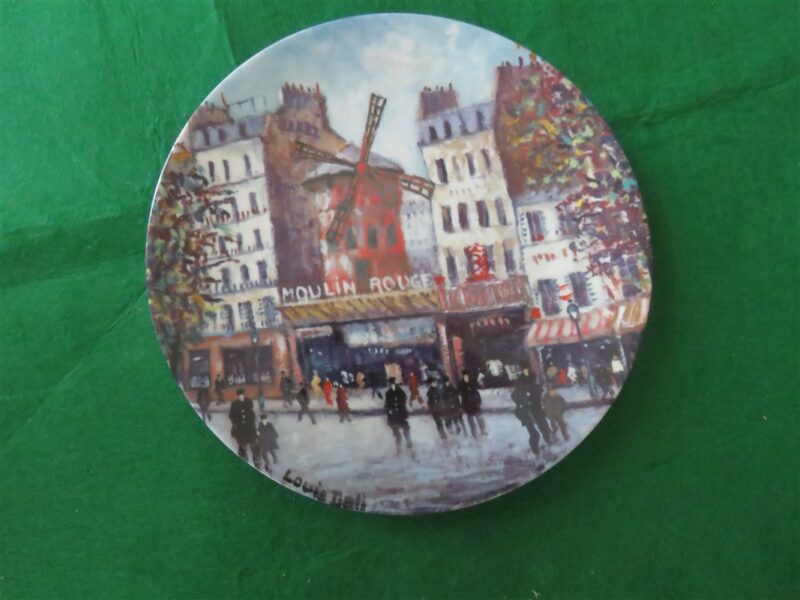 Collector Plate Le Moulin Rouge Porcelaine de Limoges 1