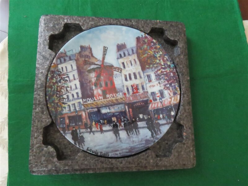 Collector Plate Le Moulin Rouge Porcelaine de Limoges 4